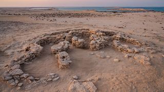 The remains of the Neolithic stone structures