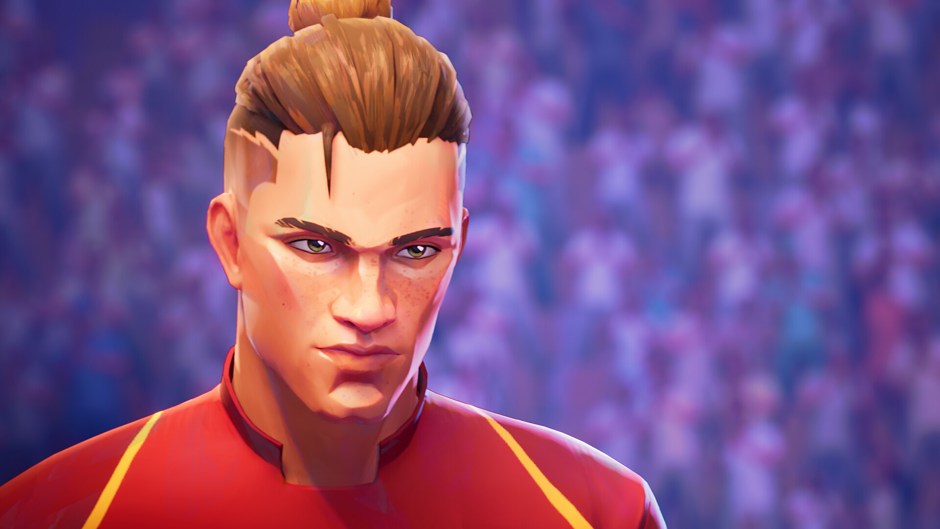 Rematch player in red jersey