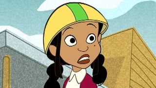 Penny Proud awestruck by skateboarders on The Proud Family