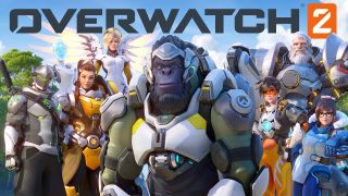 Characters from Overwatch 2 posing together 