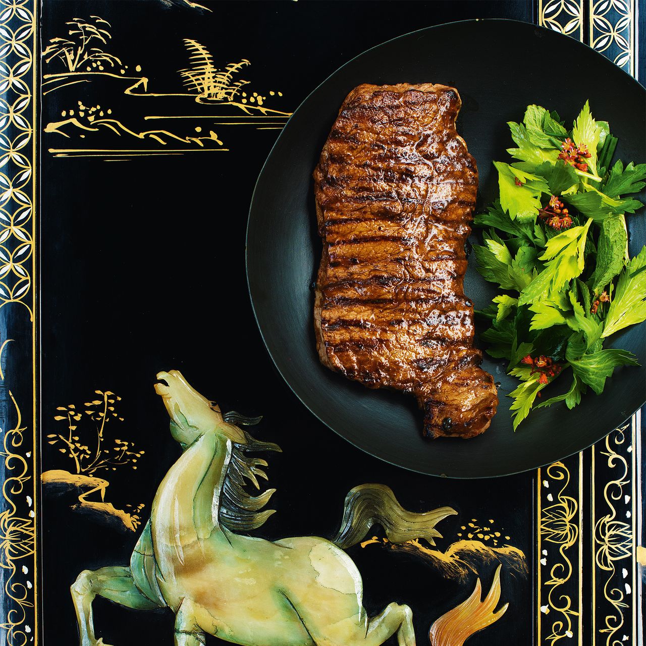 Photo of Five-Spice steak and herb salad