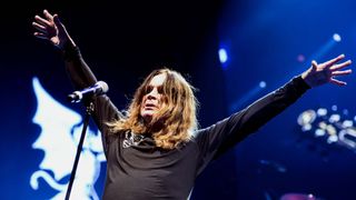 Ozzy Osbourne fronting Black Sabbath in 2013