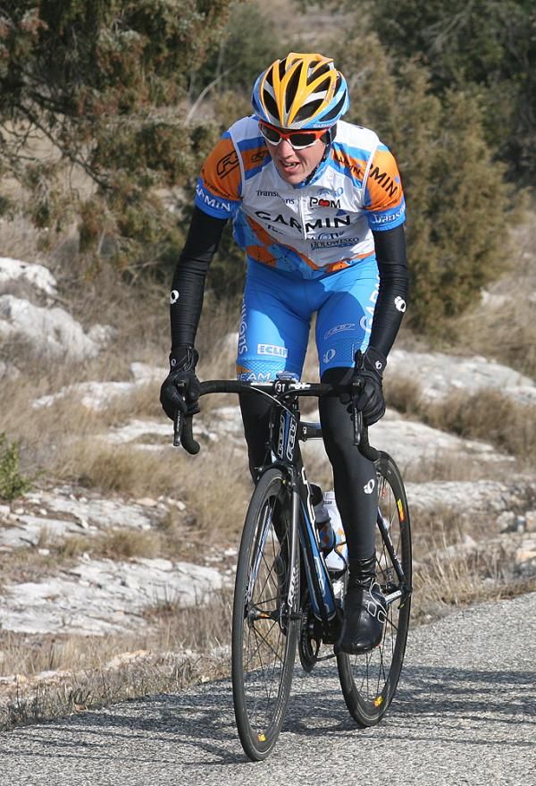 Garmin-Transitions' Dan Martin in the break on stage two