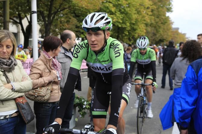 Robert Gesink (Belkin) before the start