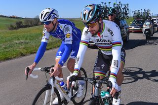 Tom Boonen and Peter Sagan warmed up for the Classics at Tirreno-Adriatico.