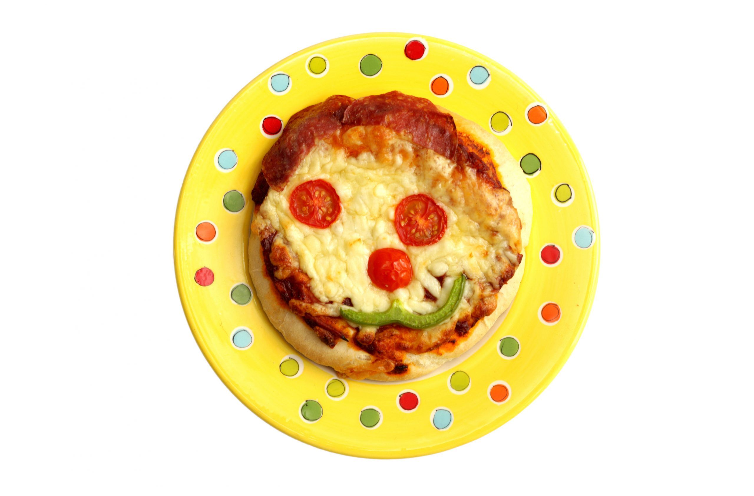 Funny face pizza recipe