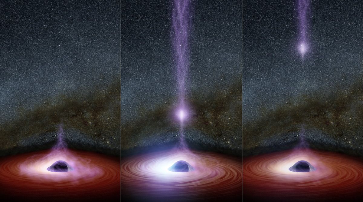 Shifting Coronas Around Black Holes 