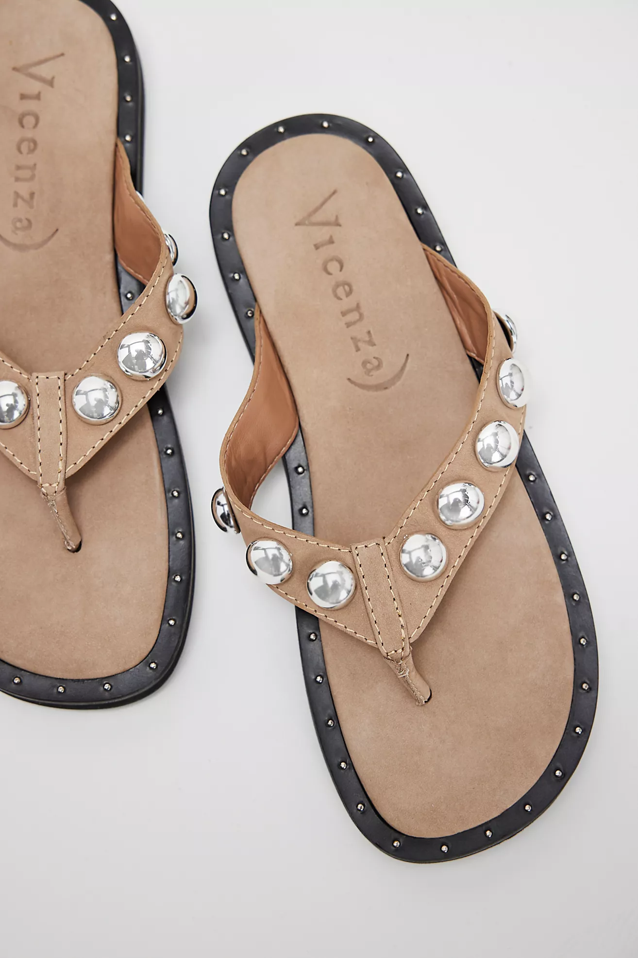 Perth Studded Thong Sandals