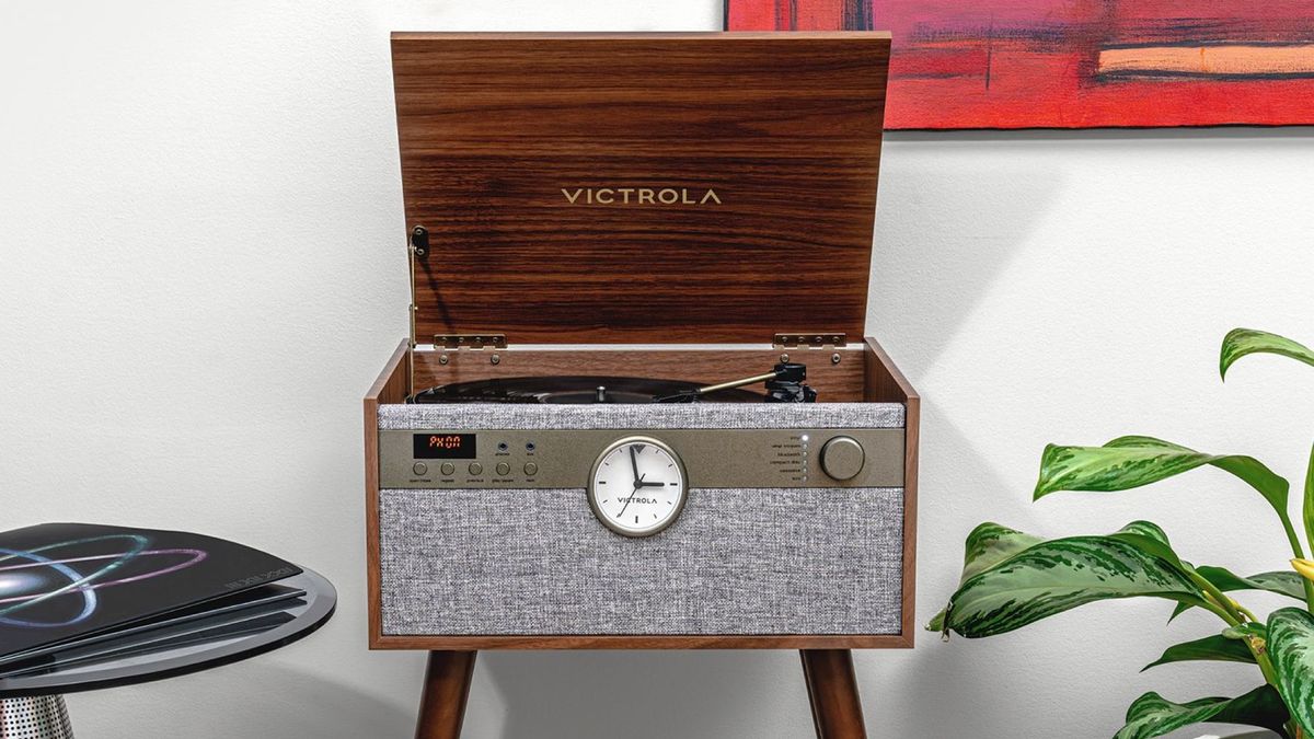 Victrola's affordable 6-in-1 Bluetooth record player also plays ...