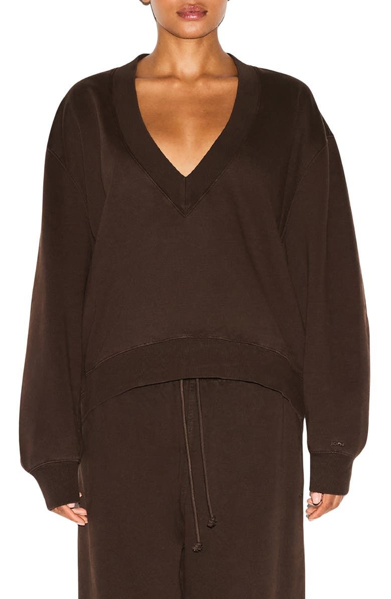 V-Neck Fleece Pullover