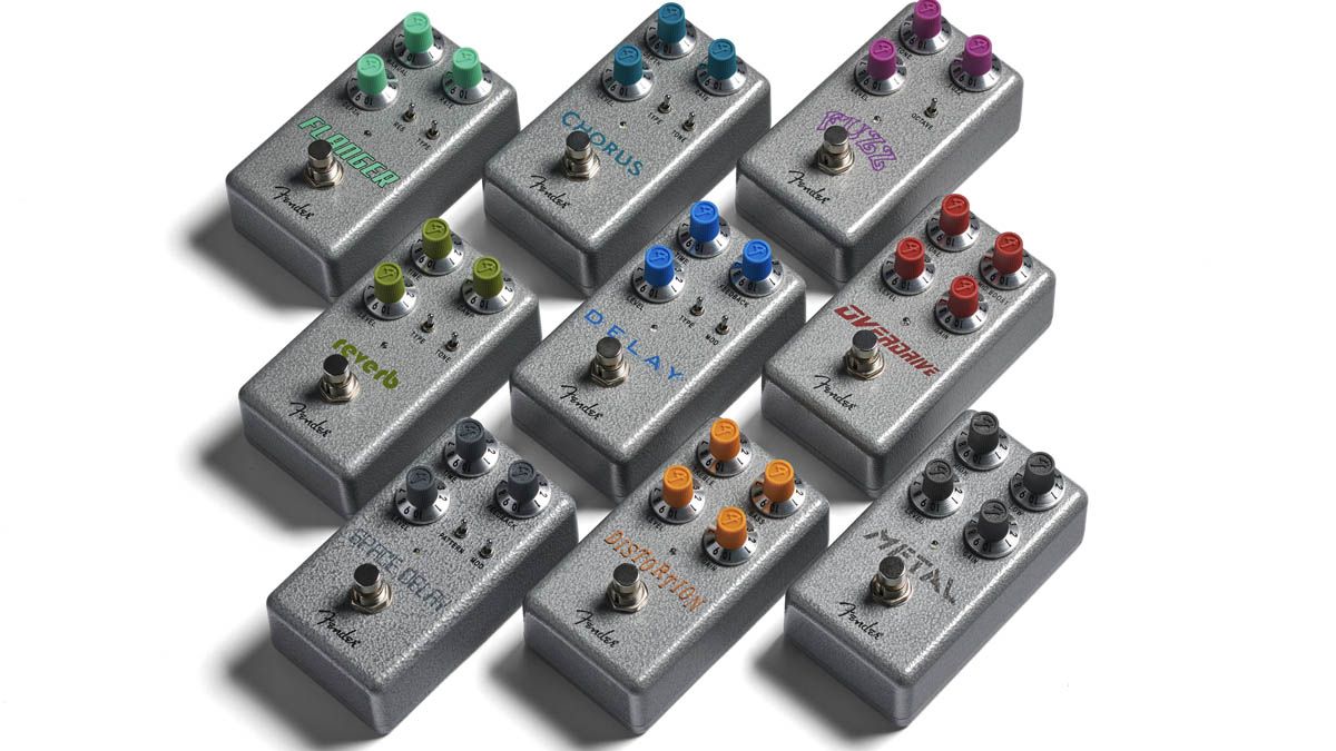 Fender’s affordable Hammertone guitar effects pedal range is now available to buy MusicRadar