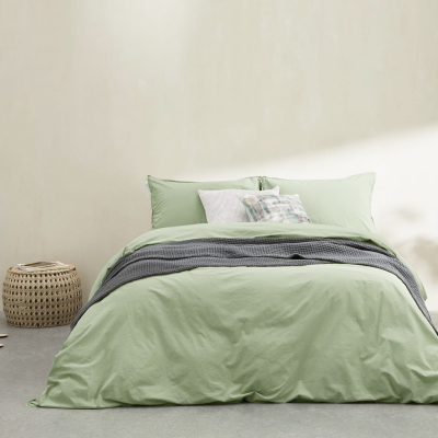 sage green bedding