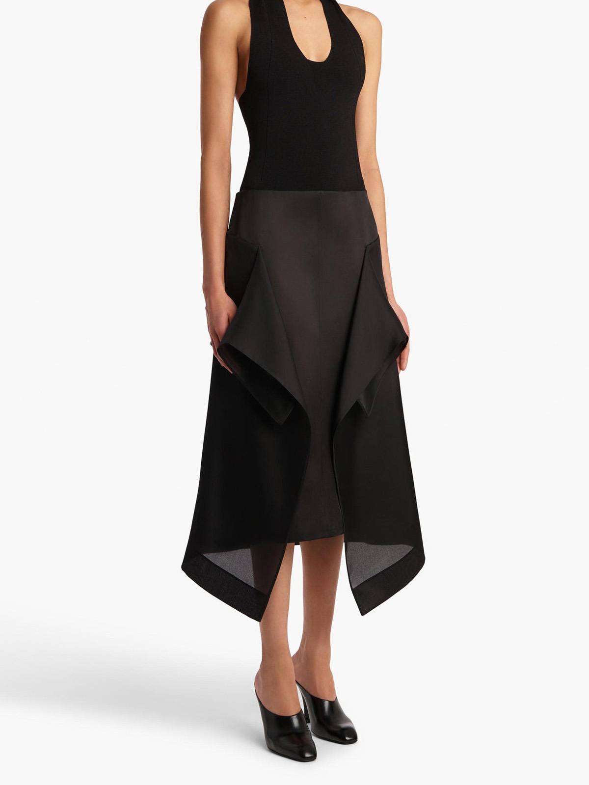 Khaite, Nina Skirt in Black