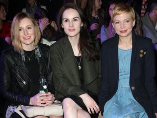 Laura Carmichael, Michelle Dockery and Michelle Williams at Mulberry