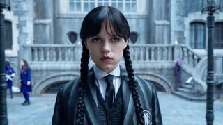 Jenna Ortega as Wednesday in "Wednesday" season 2