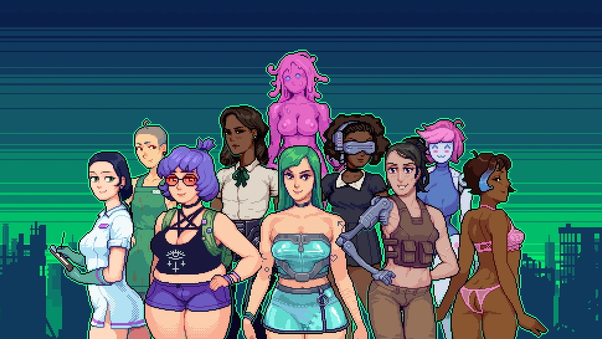 Best sex games - The cast of Hardcoded