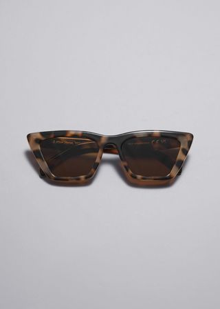 Angular Cat Eye Sunglasses