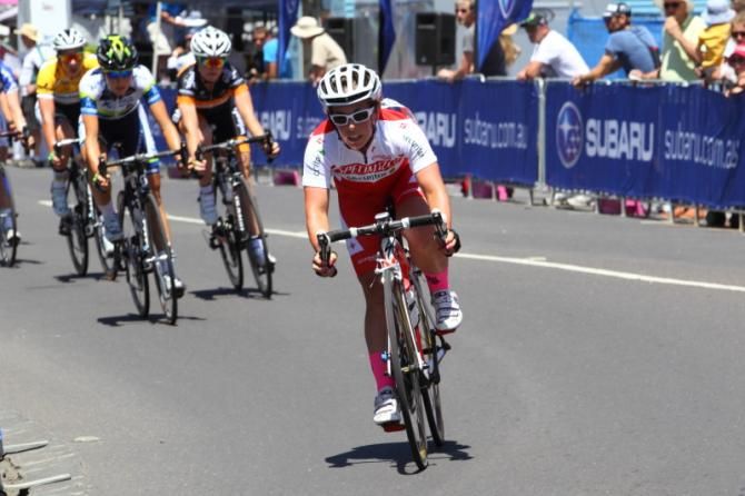 Kate Finegan (Specialized - Securitor) had a try early on