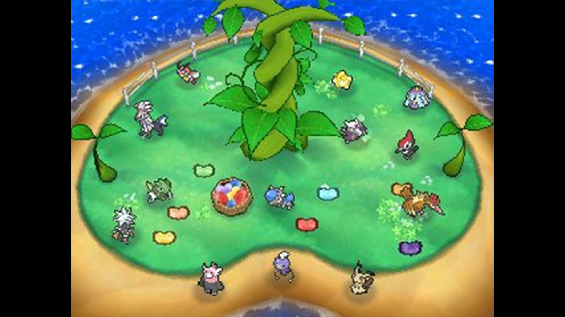 Pelago island in Pokemon Sun &amp;amp; Moon is filled with Pokemon