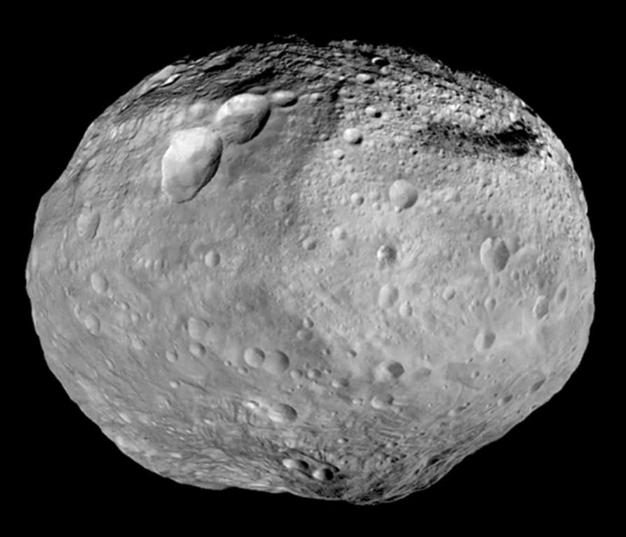 An image of a round rocky object