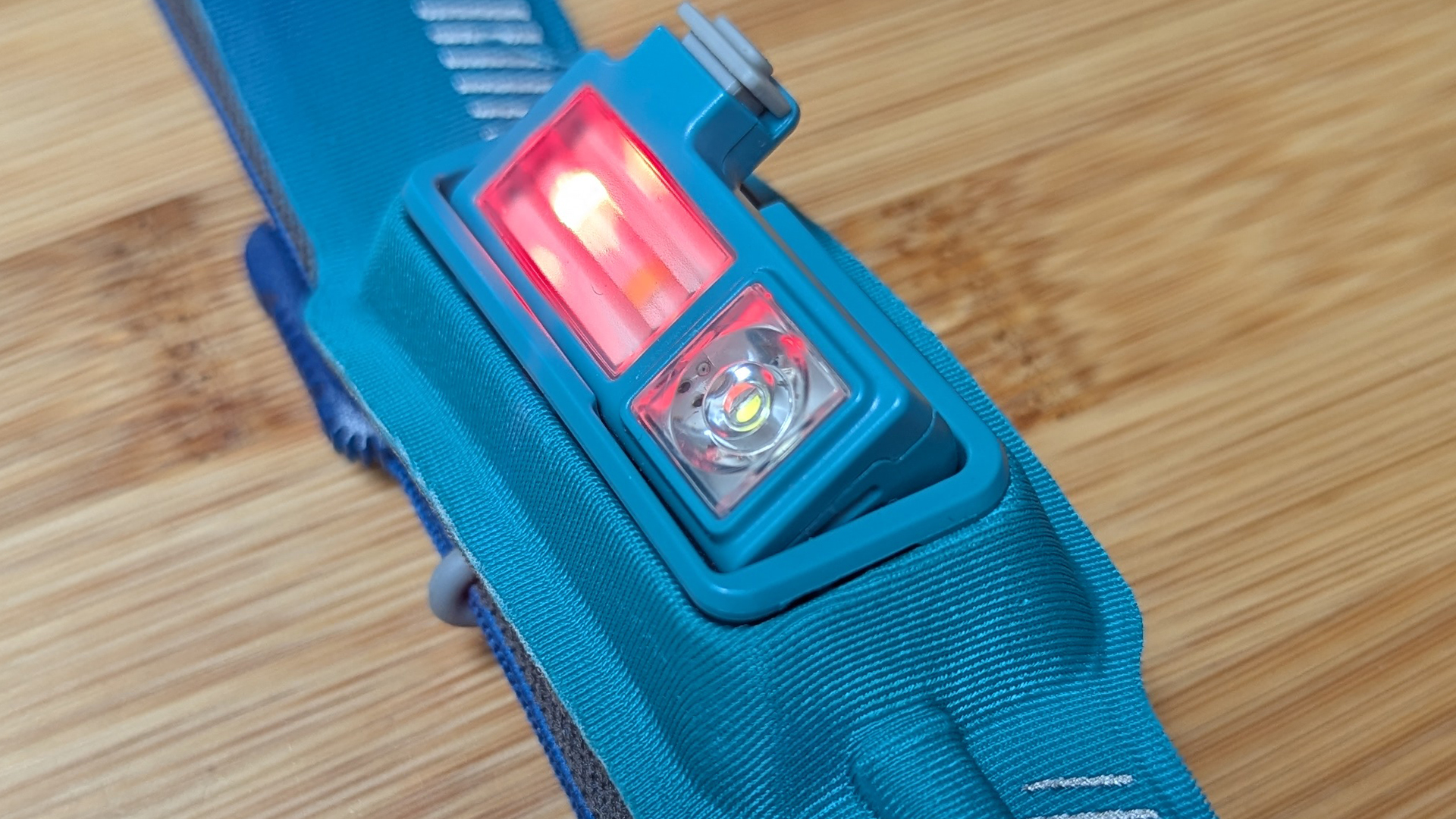 A close up of the lamp on the BioLite Dash 450