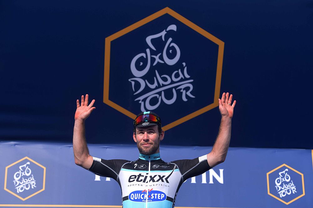 Mark Cavendish (Etixx-QuickStep) wins Dubai Tour opener