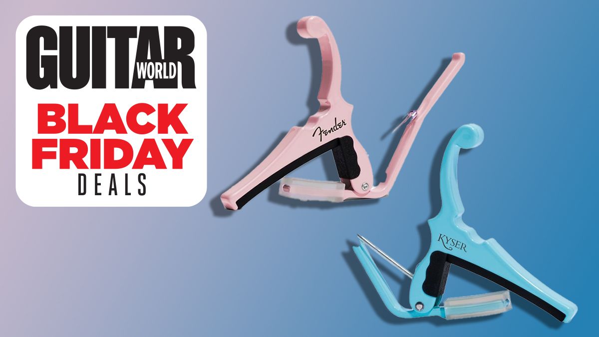 Black Friday graphic for Fender x Kyser Quick-Change Electric Guitar Capos 