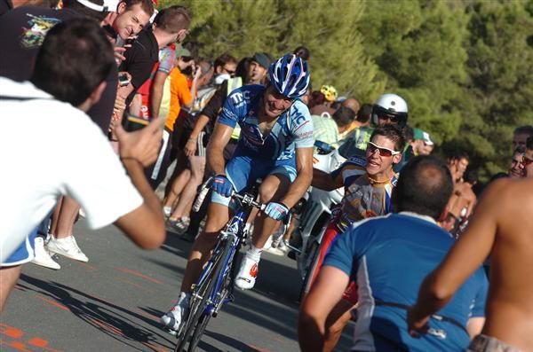 David de la Fuente (Fuji-Servetto) has been on the attack throughout the Vuelta.