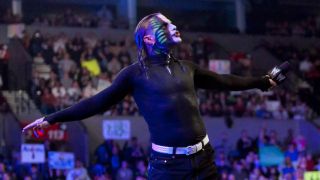 Jeff Hardy with his arms spread out