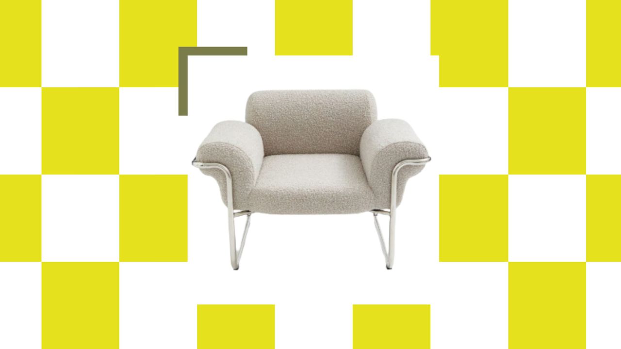 H&amp;M Home boucle lounge accent chair 