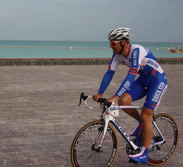 Tom Boonen (Quick Step) after the finish.