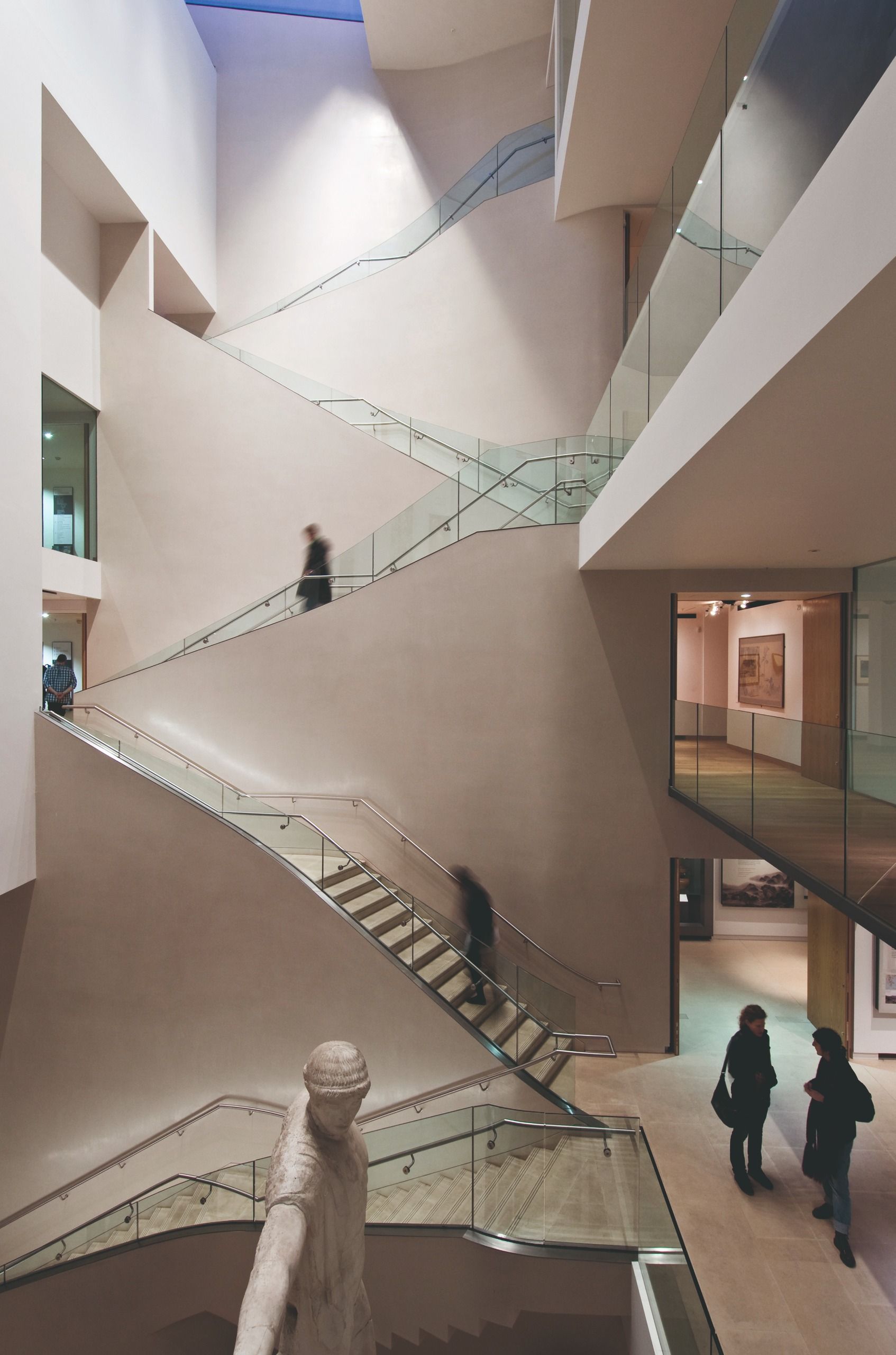 The atrium at the Ashmolean Museum