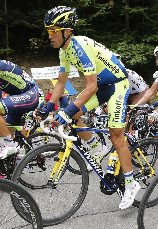 Alberto Contador (Tinkoff-Saxo) had a detante with Nibali on stage 9