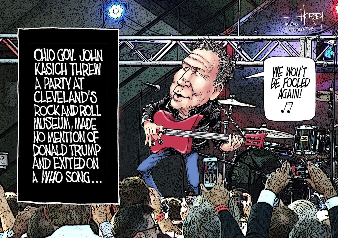 &amp;amp;nbsp;Political cartoon U.S. Kasich Rock and Roll party