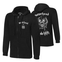 Motorhead x Triple H Black Full-Zip Hoodie Sweatshirt