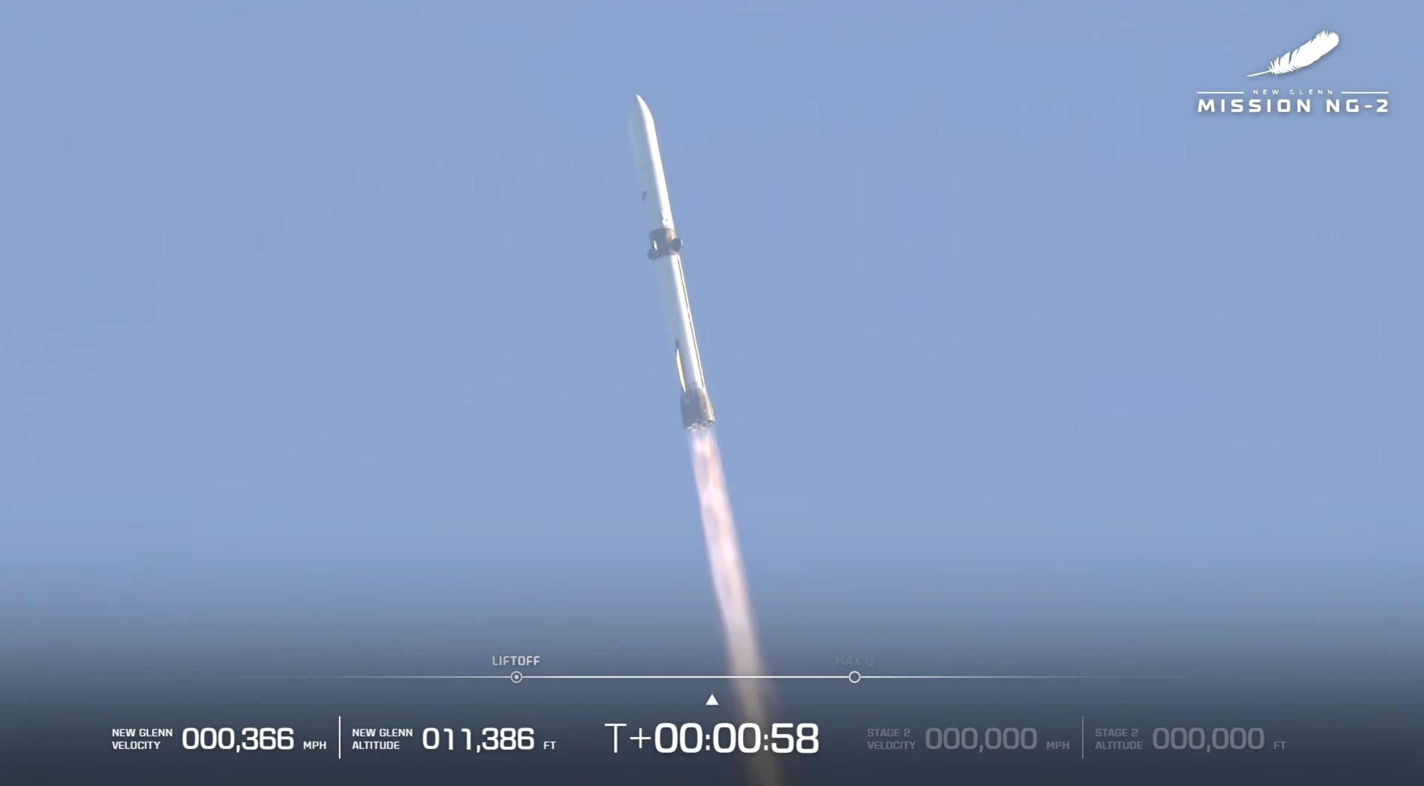 Blue Origin's New Glenn rocket launches NASA's ESCAPADE Mars mission on Nov. 13, 2025.