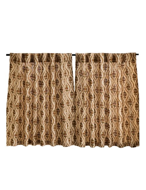 Pierce & Ward Floral Trellis Cafe Curtain