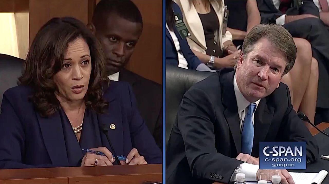 Kamala Harris grills Brett Kavanaugh