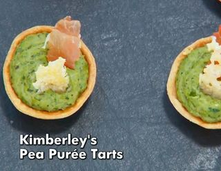 Kimberley's Pea Puree Tarts