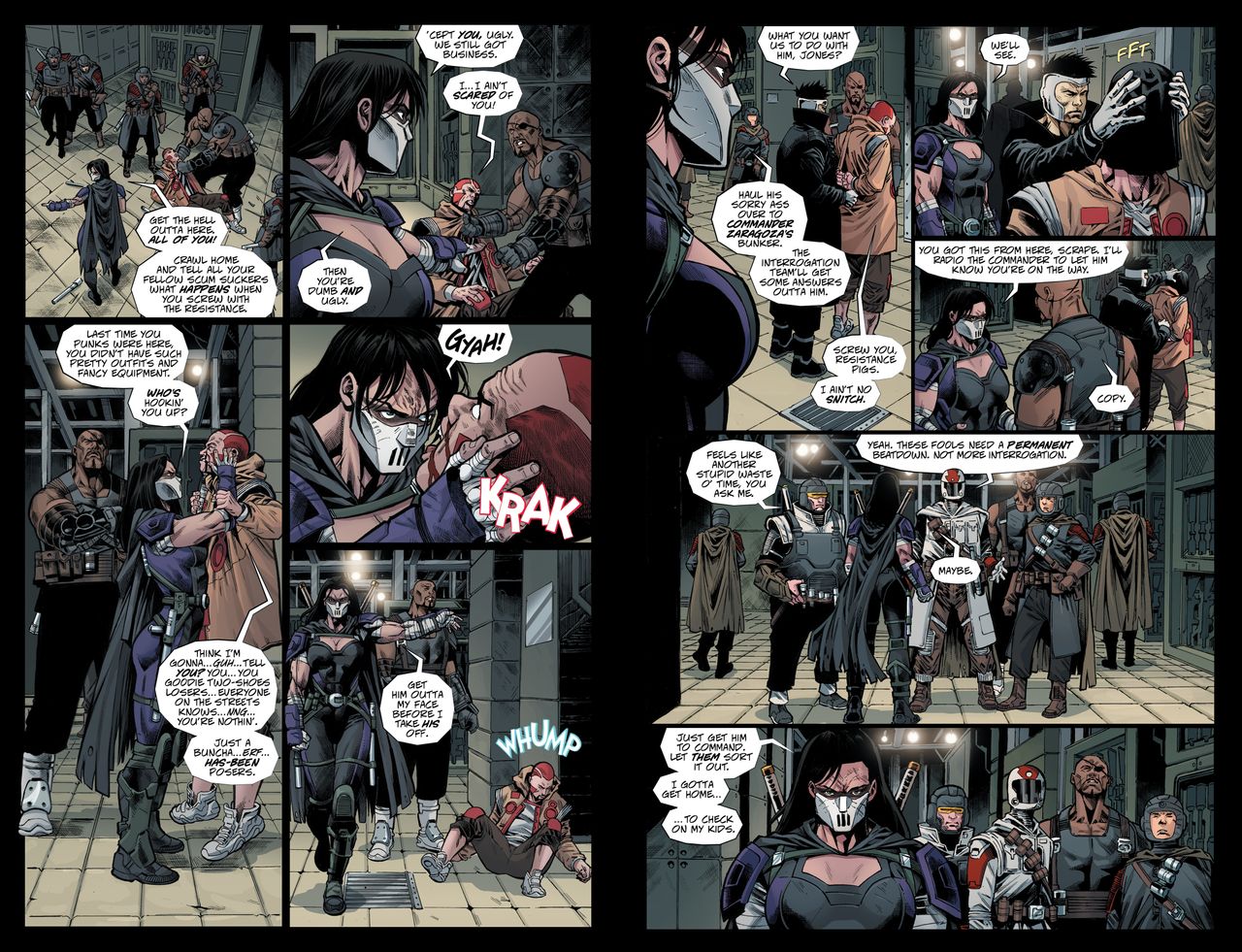 Pages from Teenage Mutant Ninja Turtles: The Last Ronin II - Re-Evolution #1