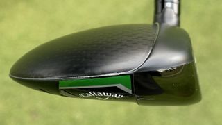 Photo of the Step Sole design on the Callaway Elyte X fairway wood