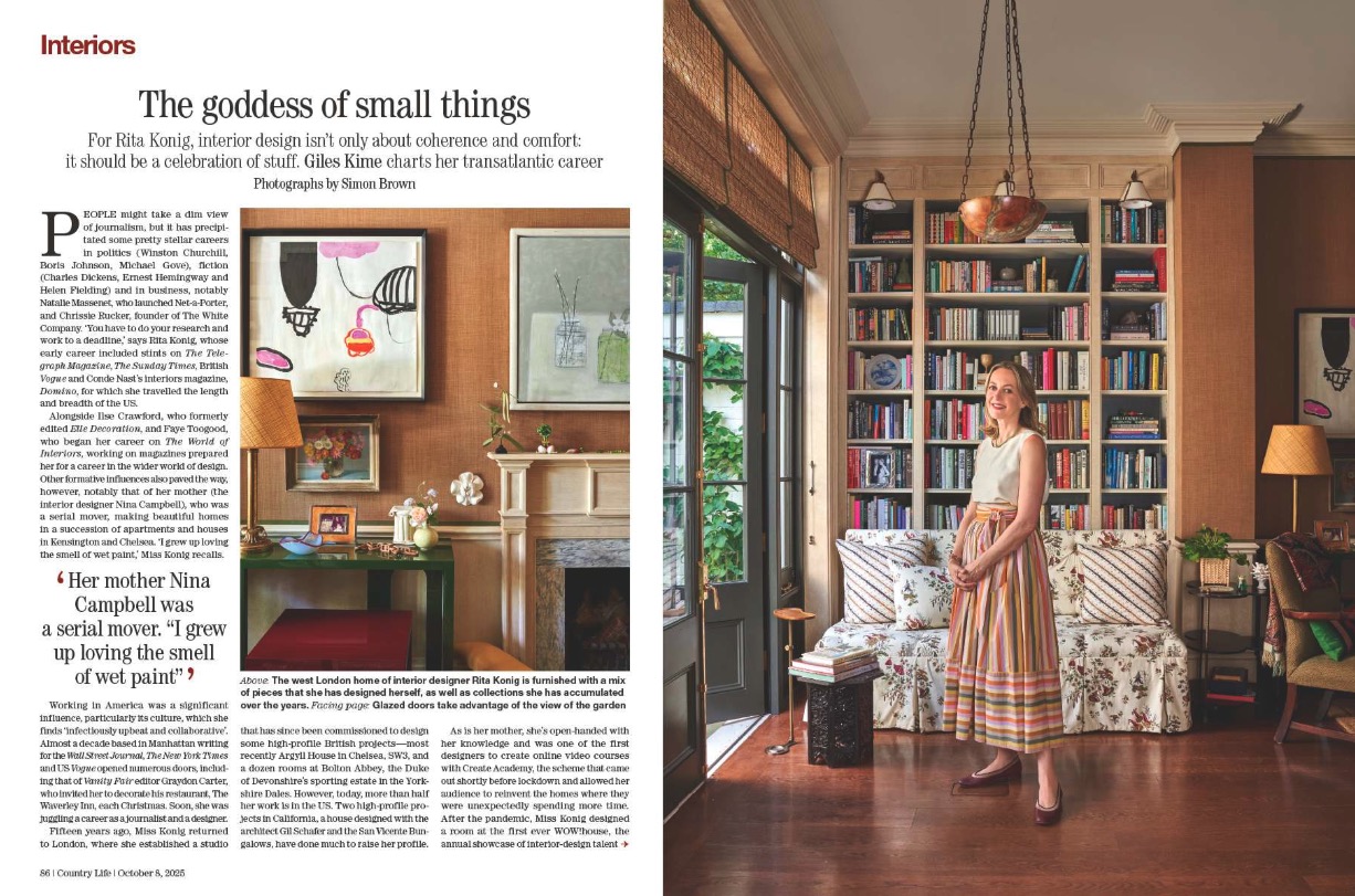 Spreads from Country Life 8 October 2025
