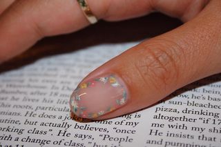 @imarninails floral nail art