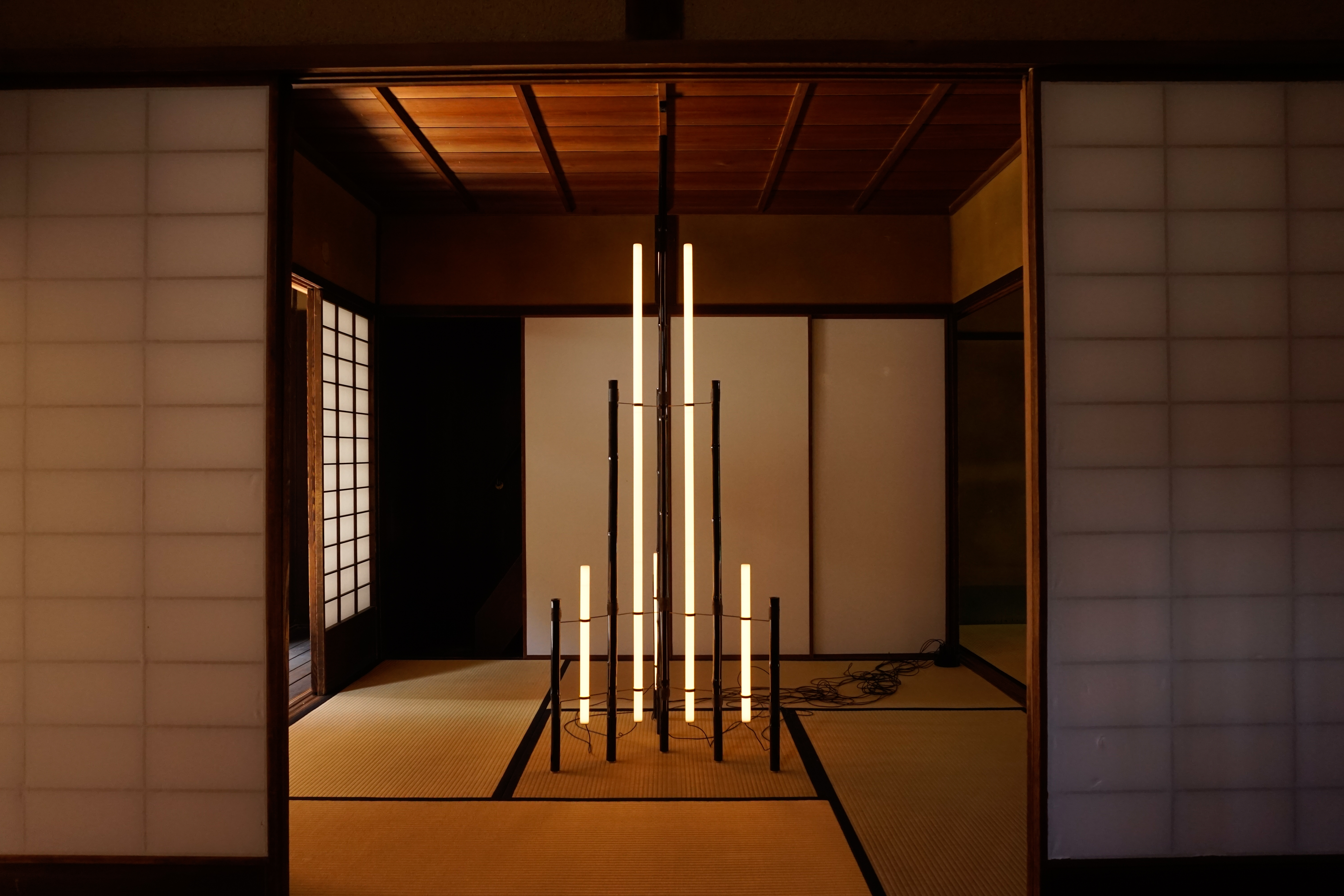 Michael Anastassiades lights on show in a machiya in Kyoto