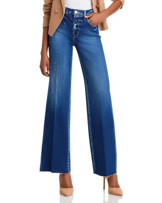 Scottie High Rise Wide Leg Jeans in Desoto