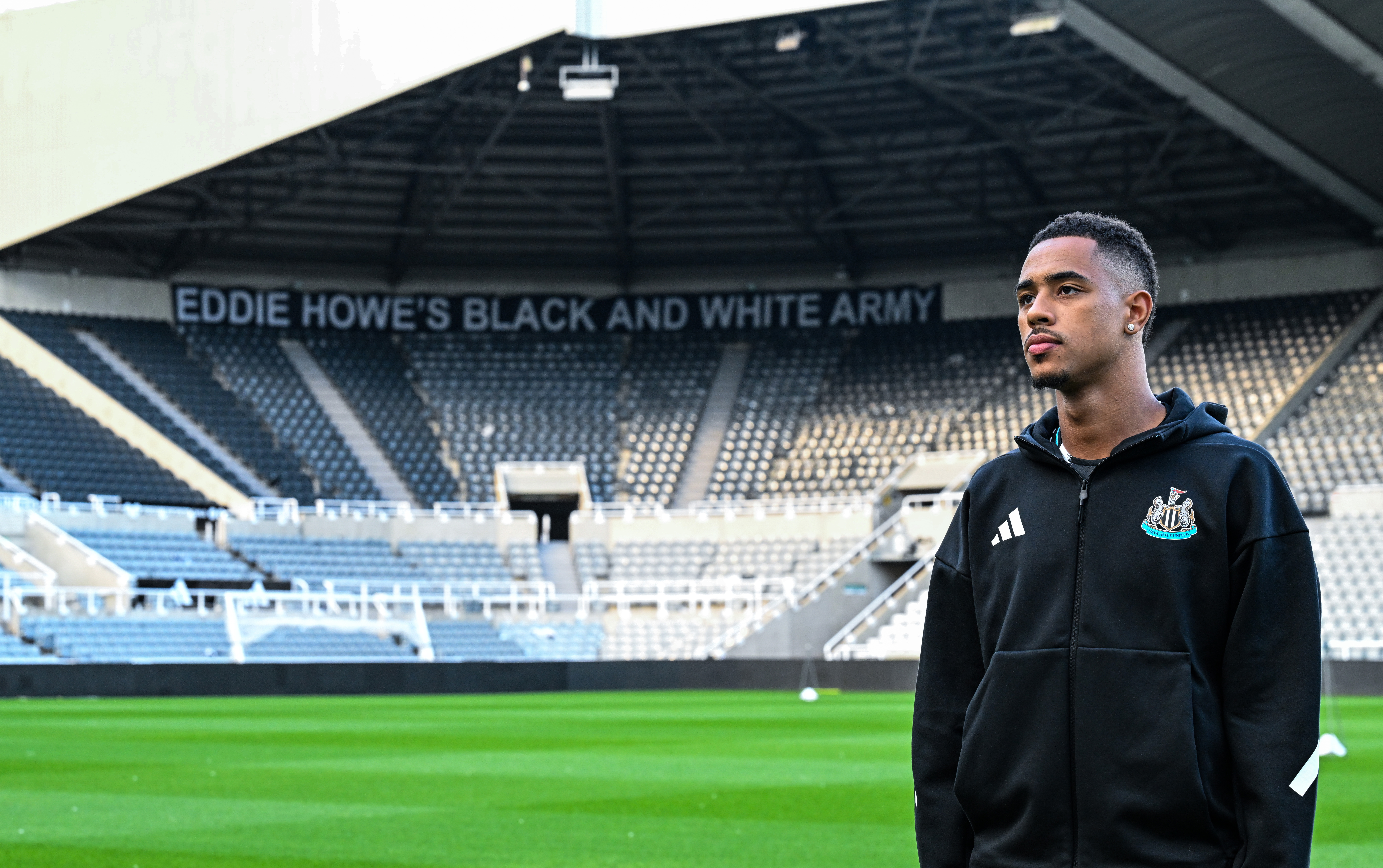 Jacob Ramsey at his Newcastle unveiling