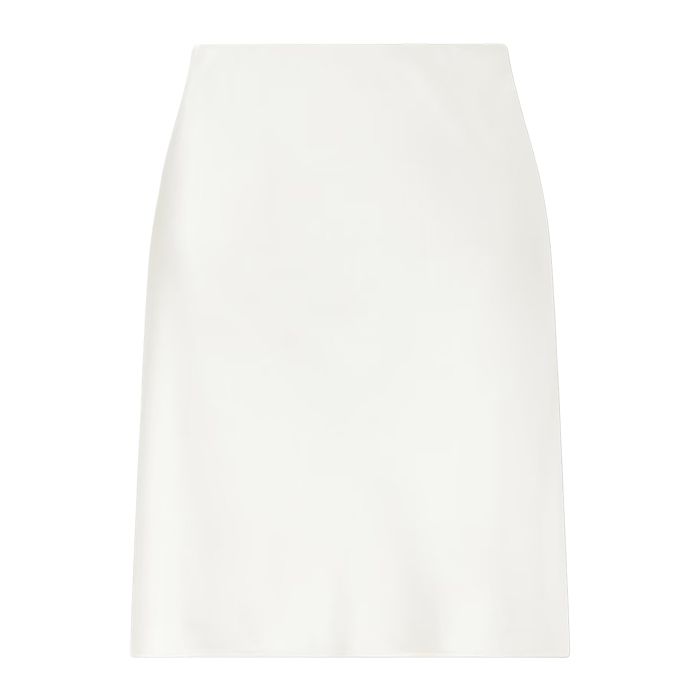 LESET, Barb Satin Midi Skirt