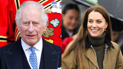 King Charles’ heartfelt gesture to Kate Middleton revealed. Seen here side-by-side at different occasions