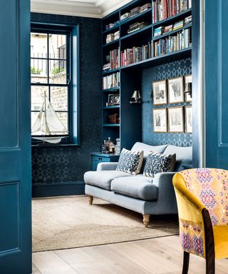 living room ideas with blue color scheme