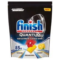 Finish Quantum Ultimate dishwasher tablets, Lemon scent (85 Tabs) | Now £12.29 | Was £28 | Save £15.71 (56%)